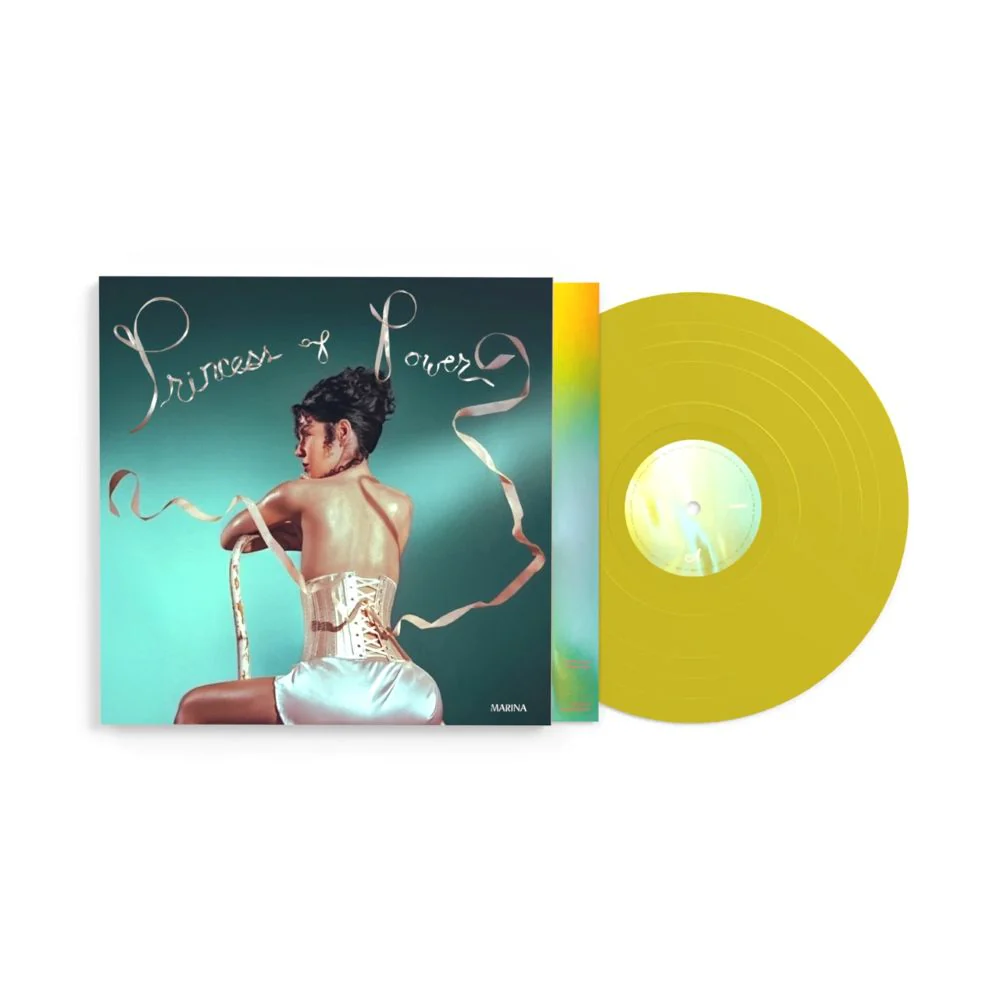 MARINA PRINCESS OF POWER Vinyl LP Indies Butterfly Yellow Colour 2025