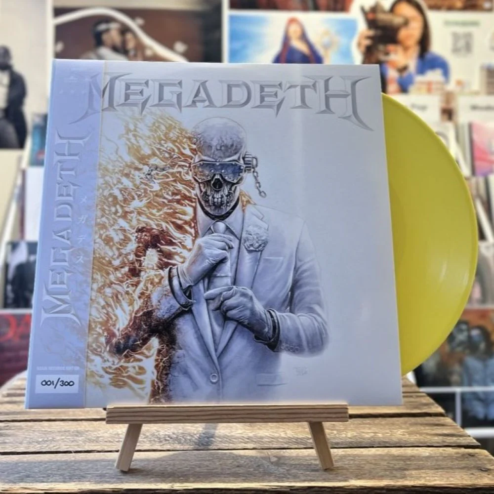 Megadeth (Self Titled) Vinyl LP Assai Obi Edition Yellow Fluorescent Colour 2026 - Image 2