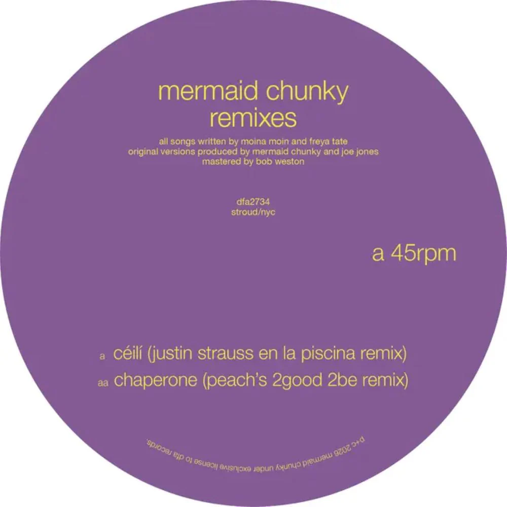 Mermaid Chunky Remixes Vinyl 12"" Single 2026