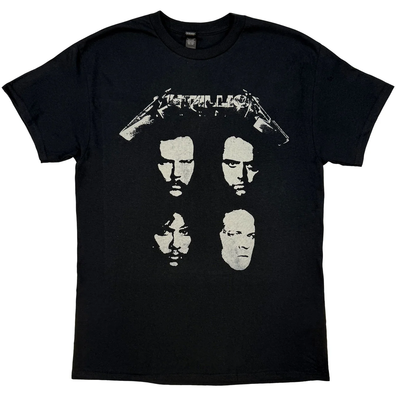 Metallica 4 Faces Black Medium T-Shirt