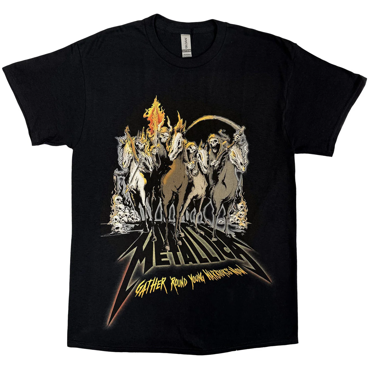 Metallica 40th Anniversary Horsemen Black XX-Large T-Shirt