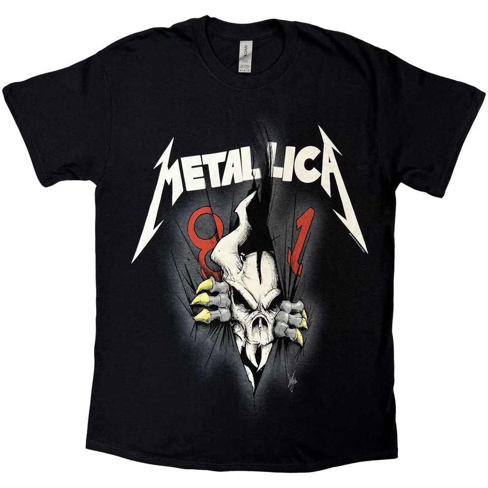 Metallica 40th Anniversary Ripper Black Medium T-Shirt