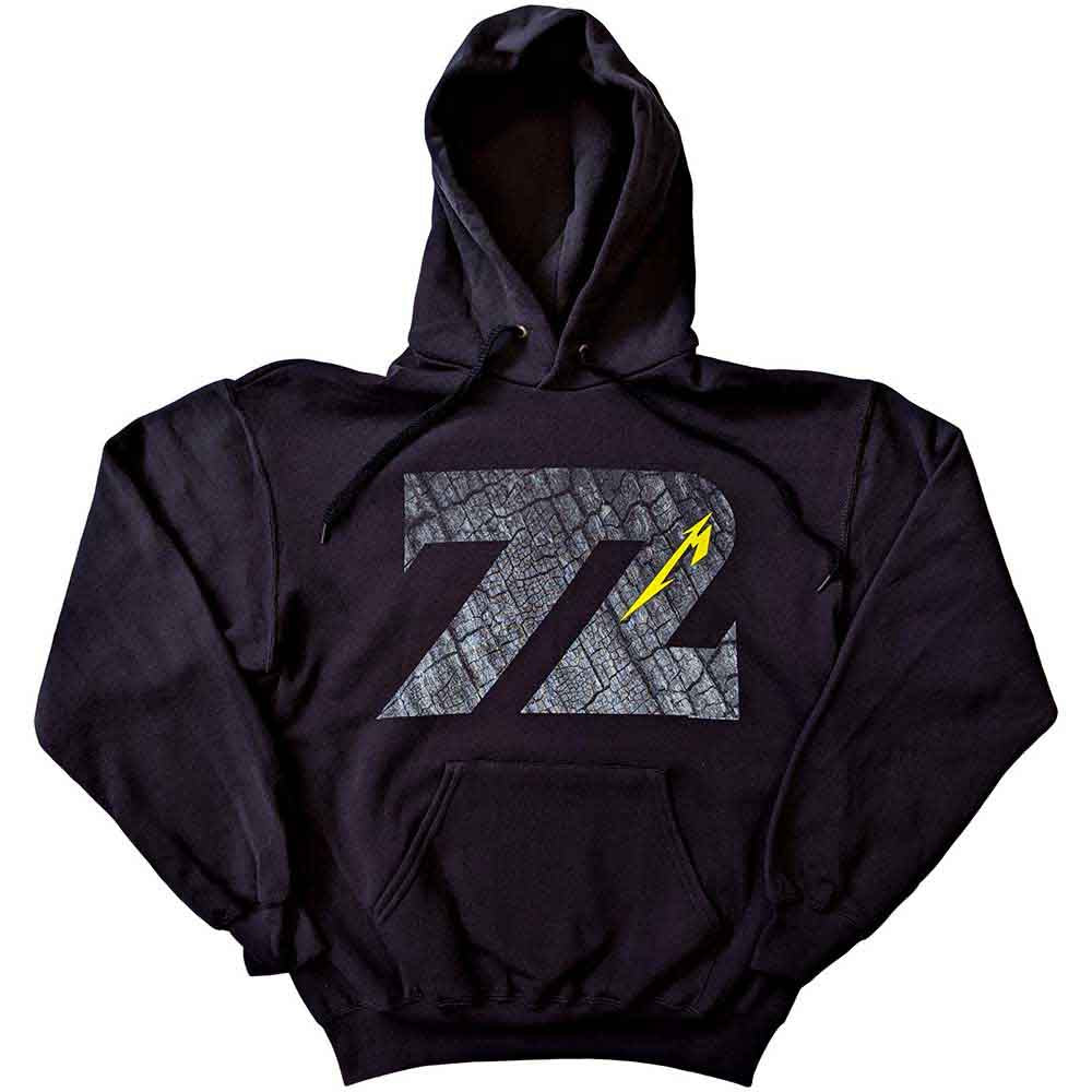 Metallica 72 Seasons Charred Logo Black Large Hoodie - Image 2