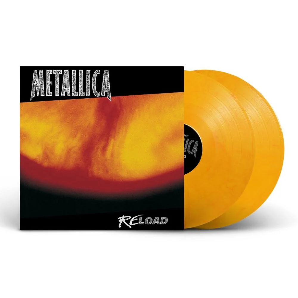 Metallica ReLoad (Remastered) Vinyl LP Flaming Fuel Colour Due Out 26/06/26