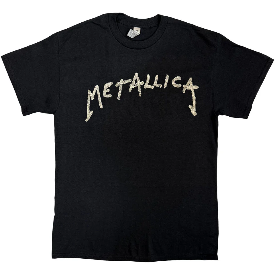 Metallica Wuz Here Black X-Large T-Shirt