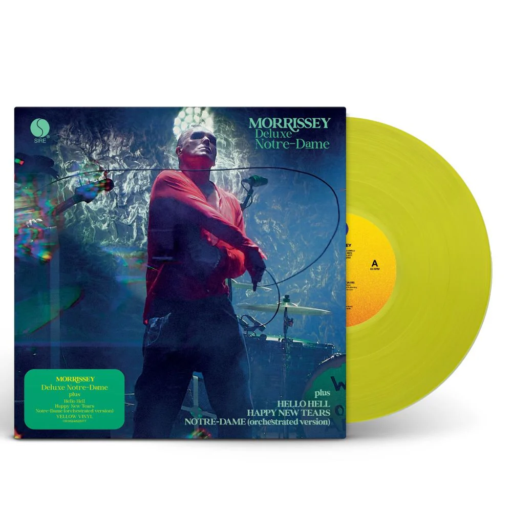 Morrissey Deluxe Notre-Dame 12" Vinyl EP Yellow Colour Due Out 26/06/26