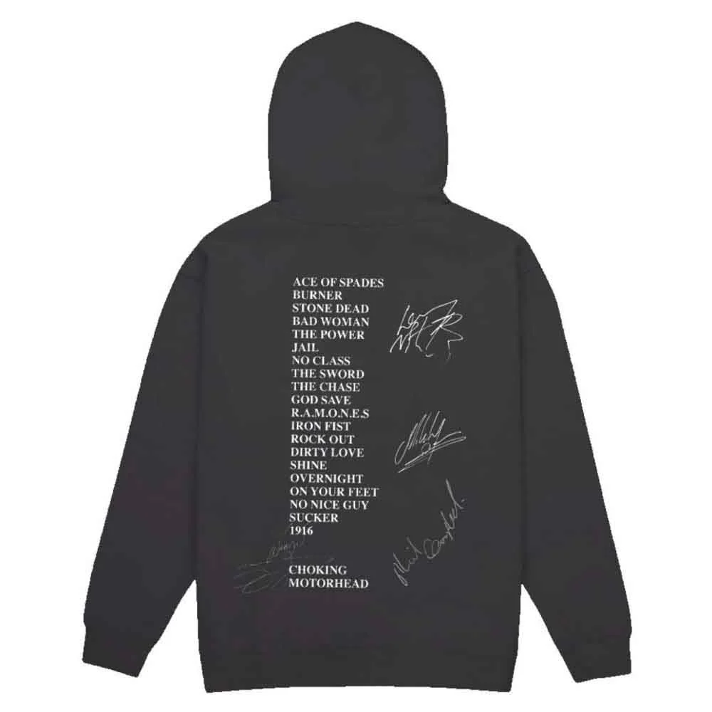 Motorhead Everything Louder Forever Charcoal Grey Medium Hoodie - Image 2