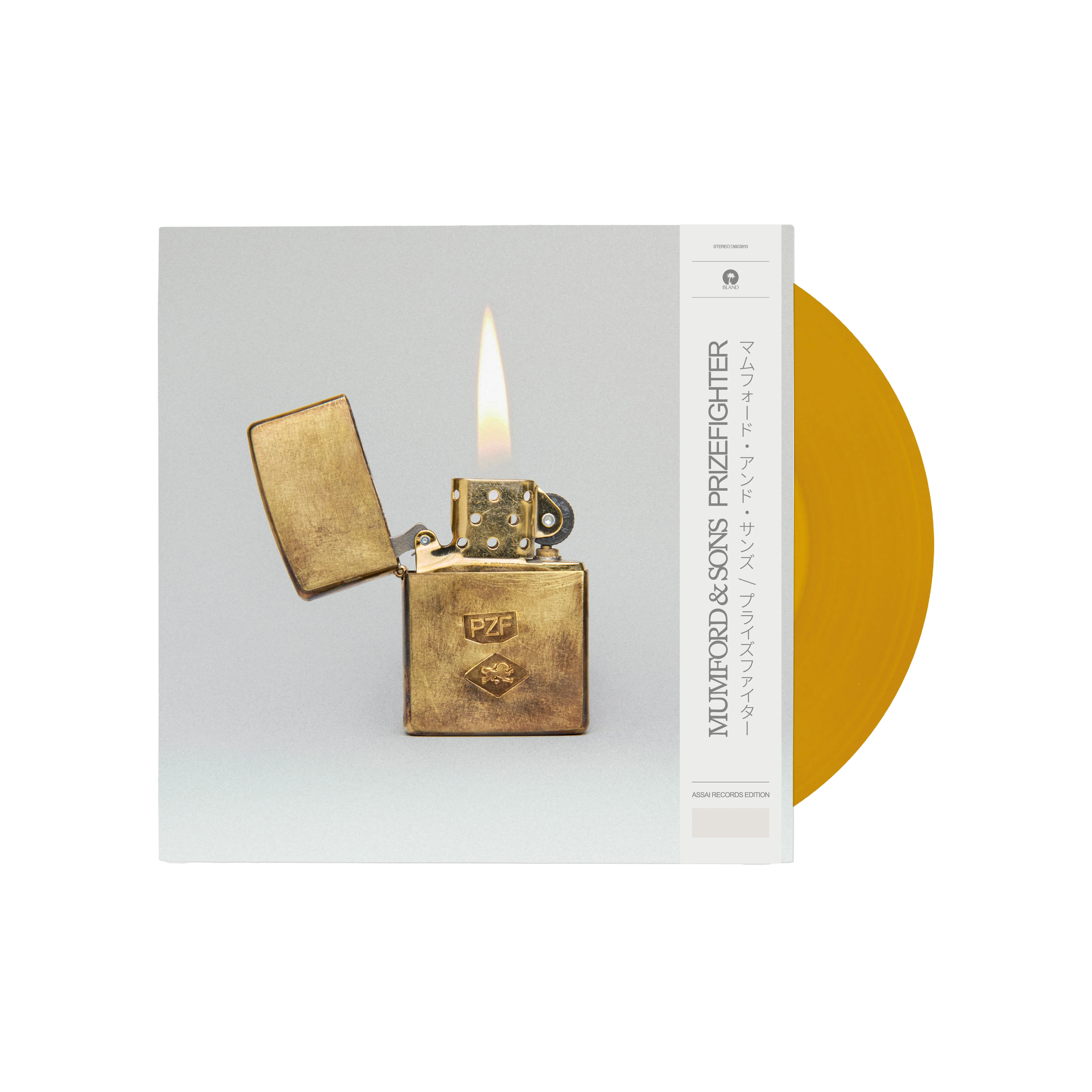 Mumford & Sons Prizefighter Vinyl LP Signed Assai Obi Edition 'Icarus' Amber Colour 2026