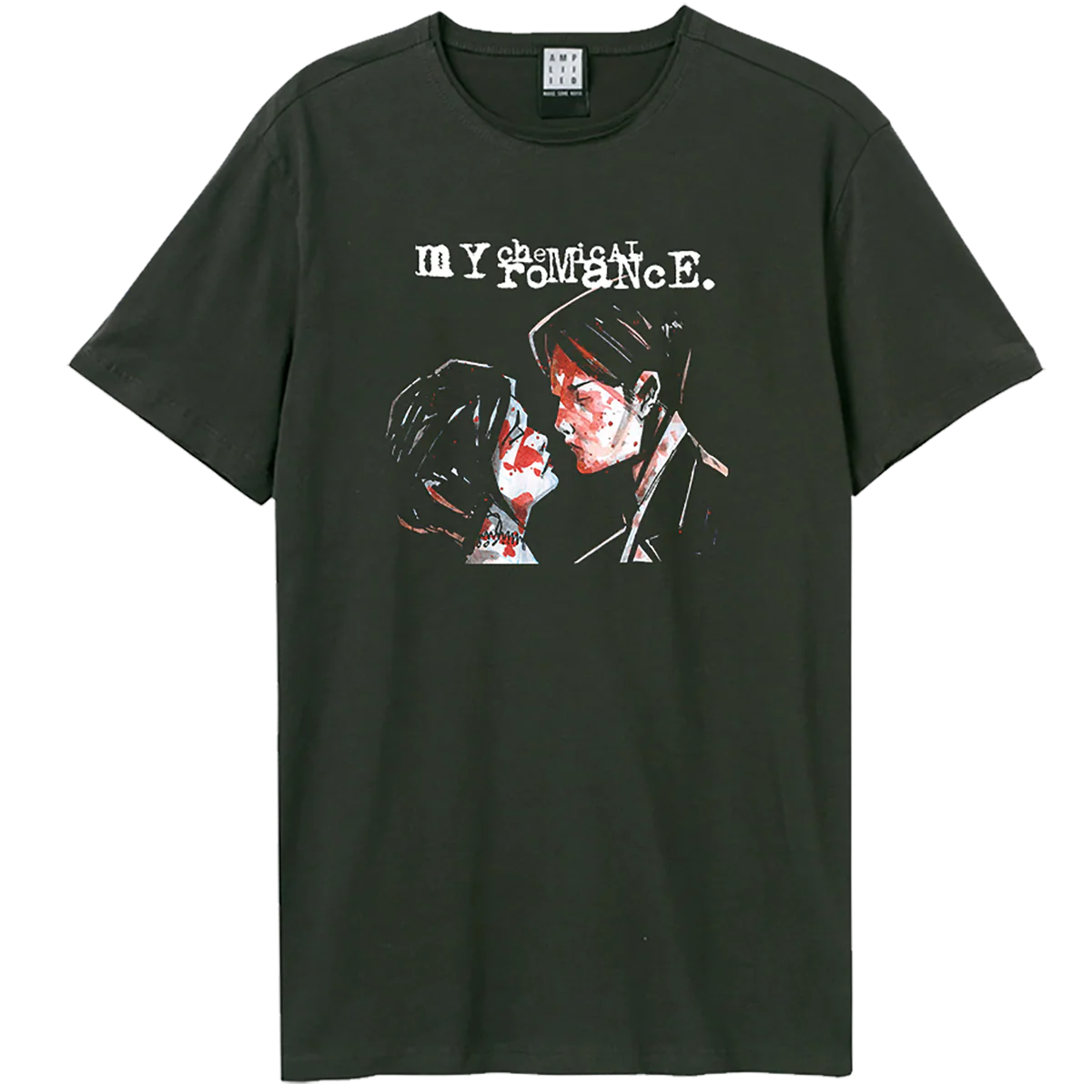 My Chemical Romance Three Cheers Amplified Charcoal X-Large T-Shirt