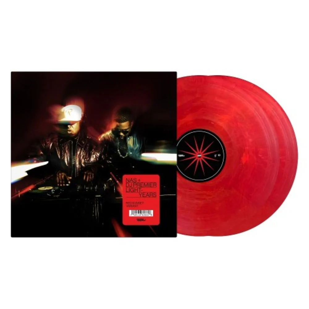 Nas + DJ Premier Light-Years Vinyl LP Red Colour 2026 - Image 2