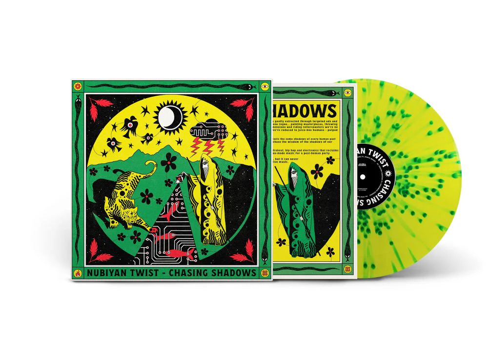 Nubiyan Twist Chasing Shadows Vinyl LP Indies Yellow & Green Splatter Colour 2026