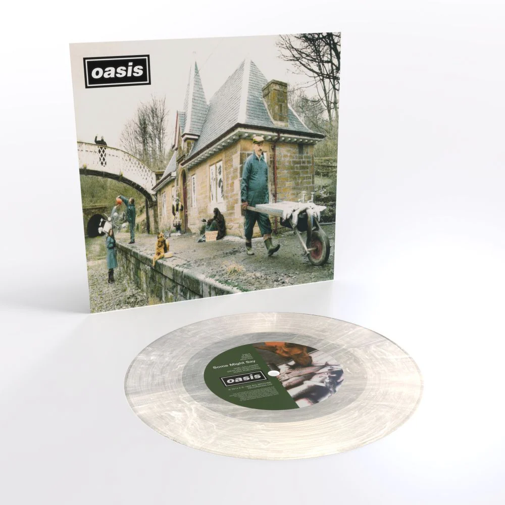 Oasis Some Might Say 7" Vinyl Single Clear Colour 2025