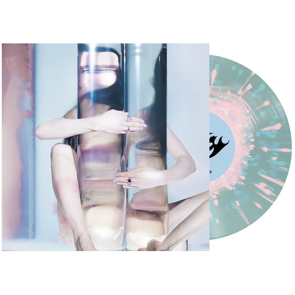 Poppy Empty Hands Vinyl LP Pink in Ice Blue with Pink + Blue Splatter Colour 2026 - Image 2