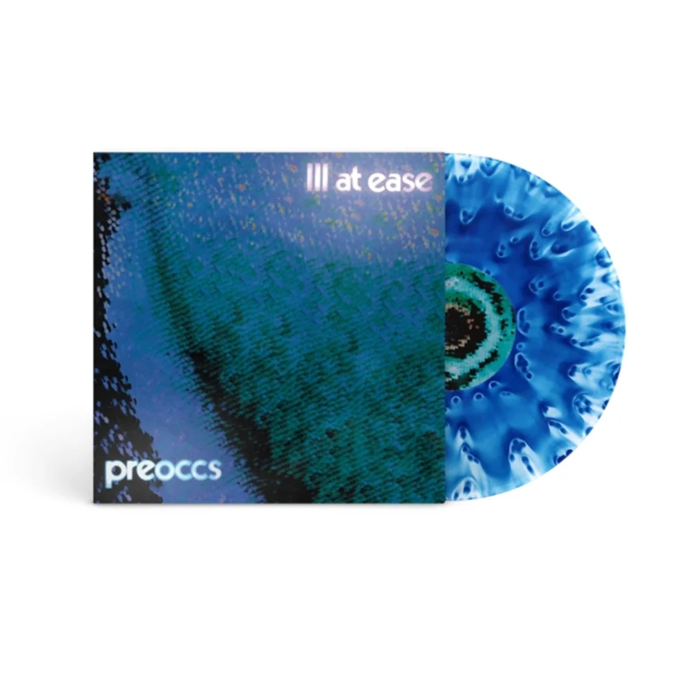 Preoccupations Ill At Ease Vinyl LP Blue Marble Colour Album 2025