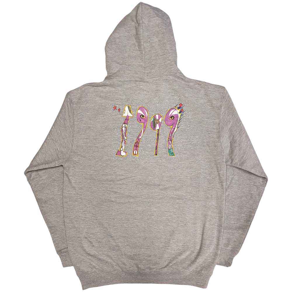 Prince 1999 Grey Small Hoodie - Image 2