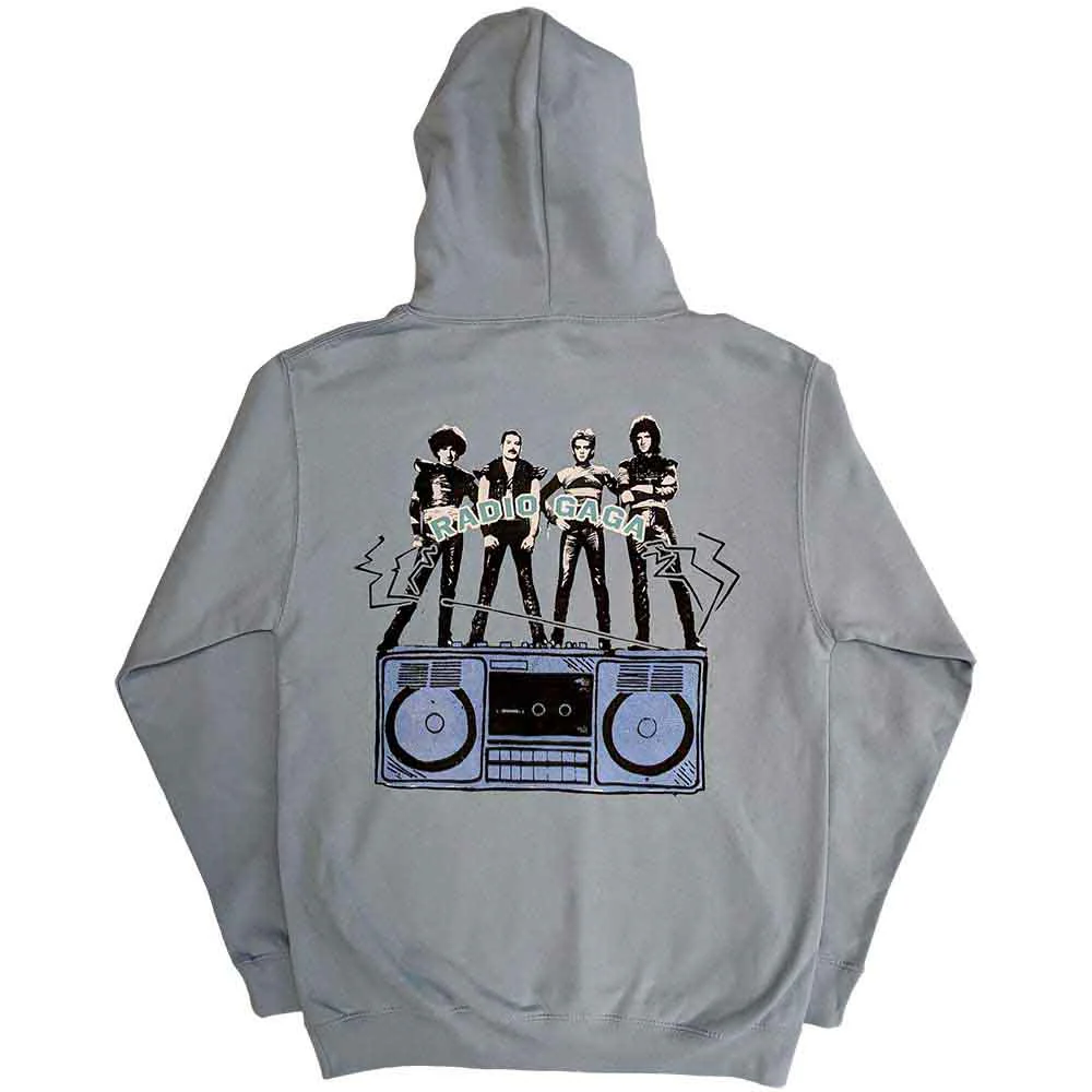 Queen Radio Ga Ga Light Blue XX-Large Hoodie - Image 2