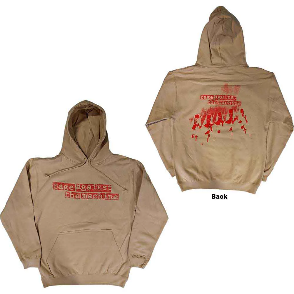 Rage Against The Machine Nuns Sand X-Large Hoodie - Image 3