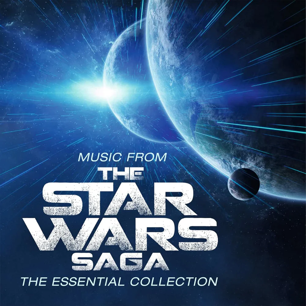 Robert Ziegler Music From The Star Wars Saga Vinyl LP Blue Splatter Colour