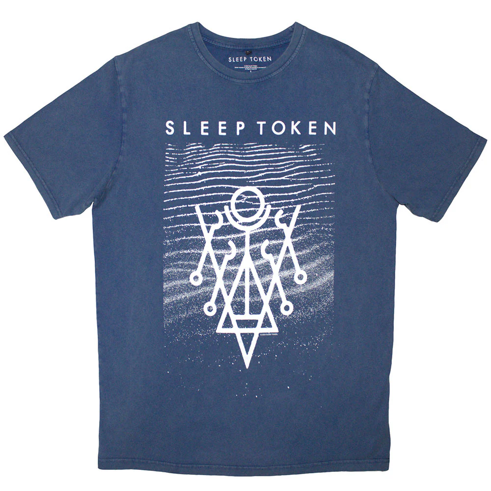 Sleep Token Stone Wash Give Denim Blue X-Large T-Shirt