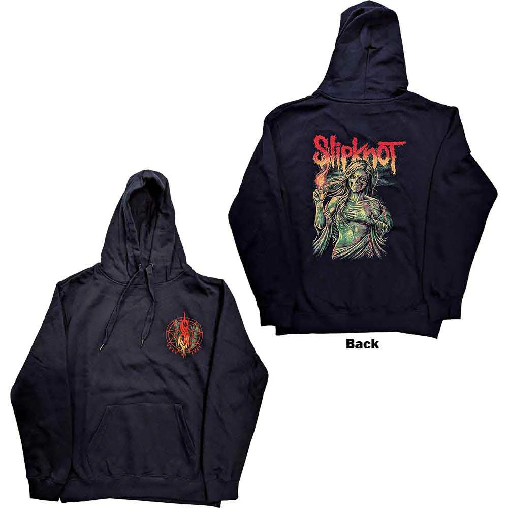 Slipknot Burn Me Away Navy Small Hoodie - Image 3