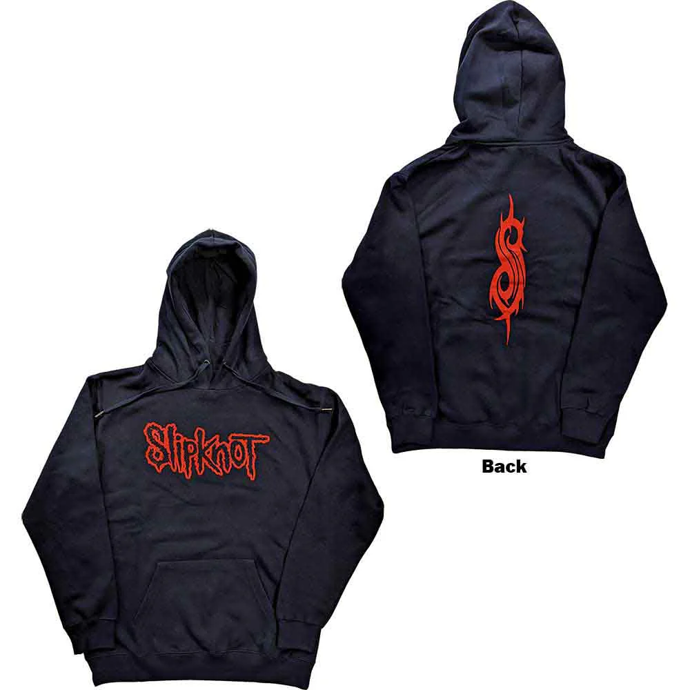Slipknot Logo Navy XX-Large Hoodie - Image 3