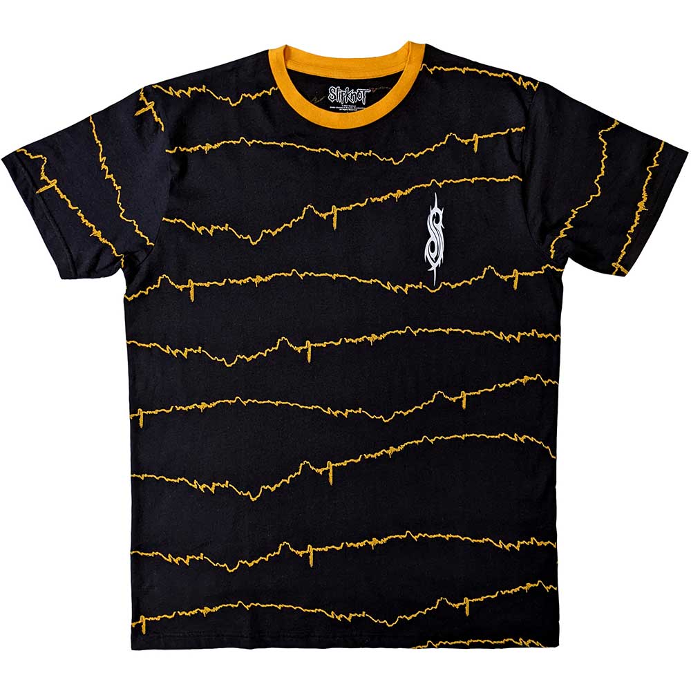 Slipknot TESF Tribal-S & Barcode Ringer Black Small Unisex T-Shirt