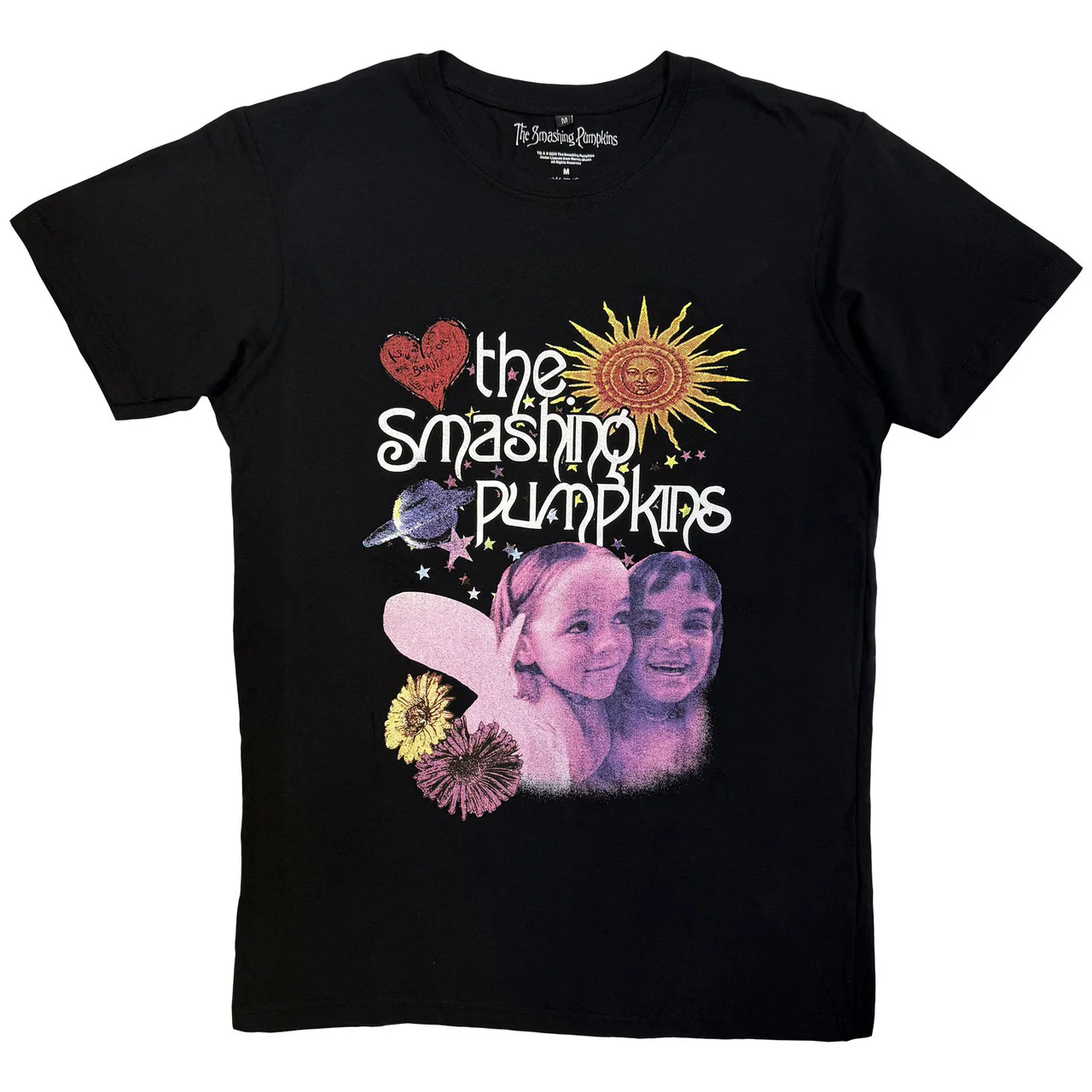 Smashing Pumpkins Celestial Collage Black XX-Large T-Shirt