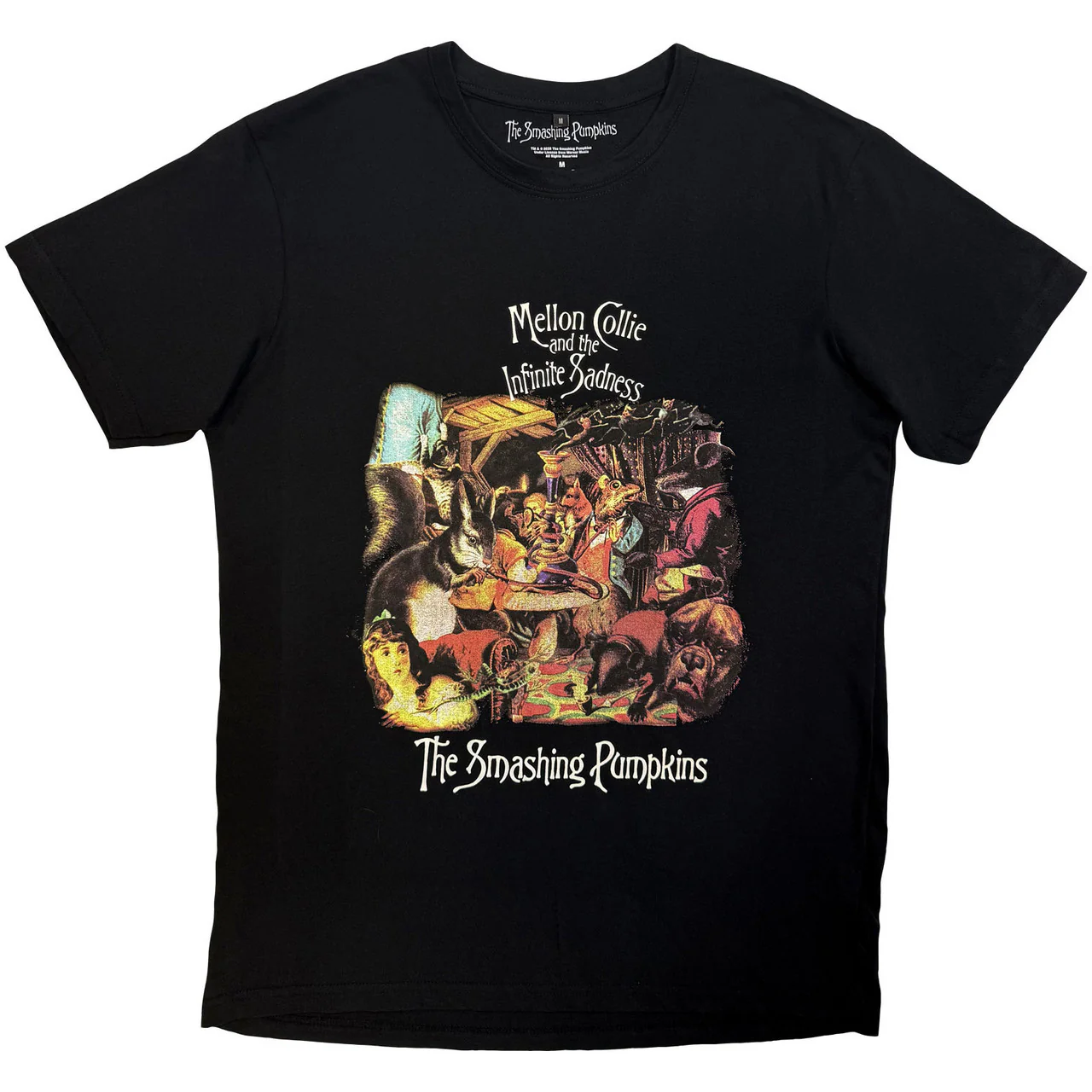 Smashing Pumpkins Mellon Collie Animals Black XX-Large T-Shirt