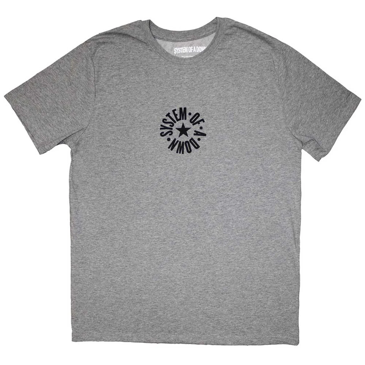 System Of A Down Circle Logo Grey XX-Large T-Shirt