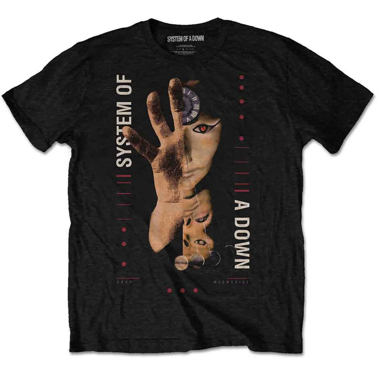 System Of A Down Pharoah Mezmerize Black Small T-Shirt