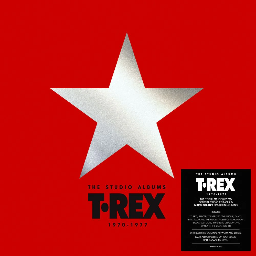 T.Rex The Studio Albums 1970-1977 Vinyl LP Box Set 2025