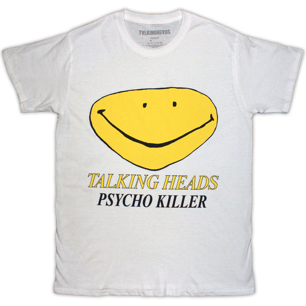 Talking Heads Psycho Killer White Small T-Shirt
