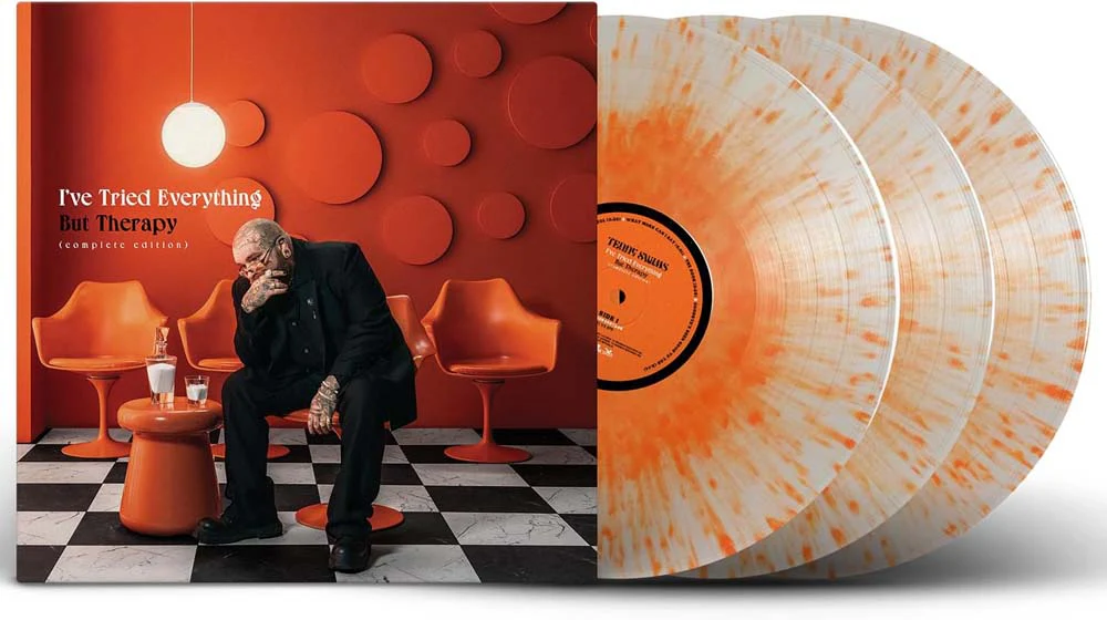 Teddy Swims I've Tried Everything But Therapy Vinyl LP Milky Clear & Orange Splatter Colour 2025