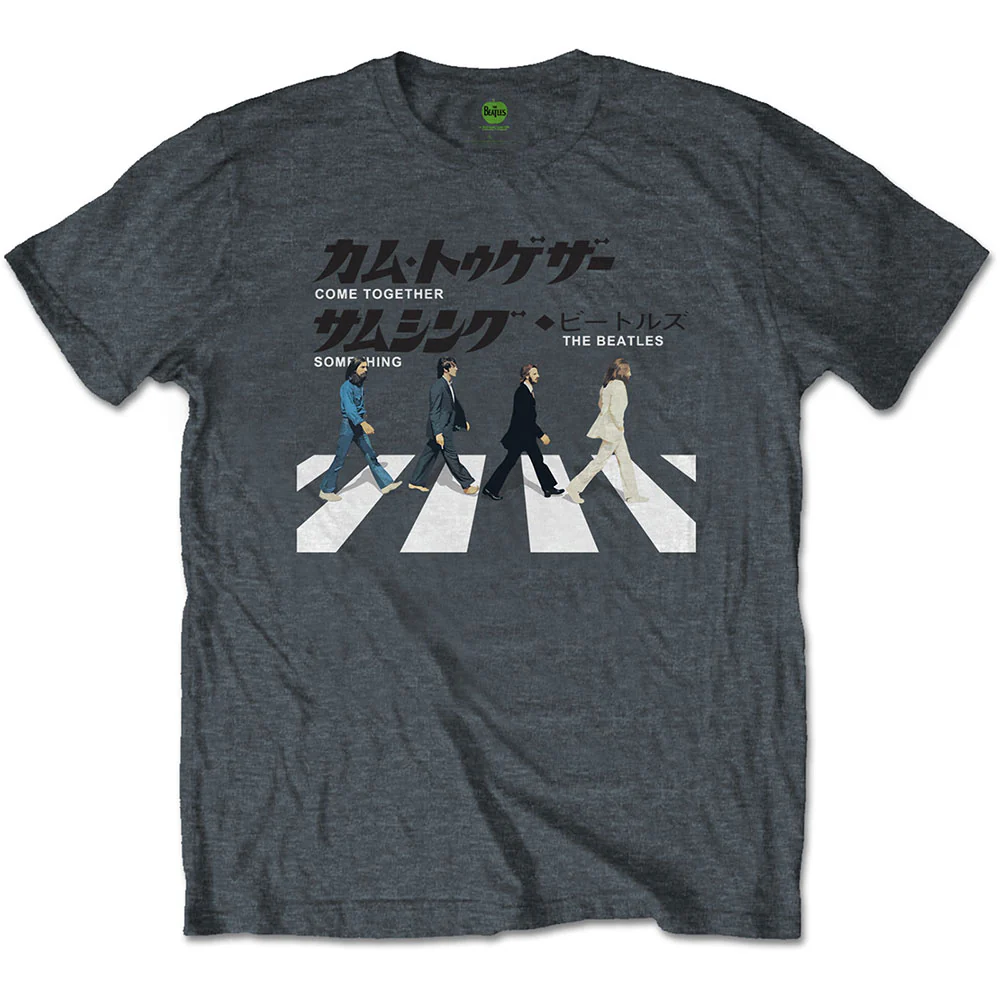 The Beatles Abbey Road Japanese Heather Grey Small T-Shirt