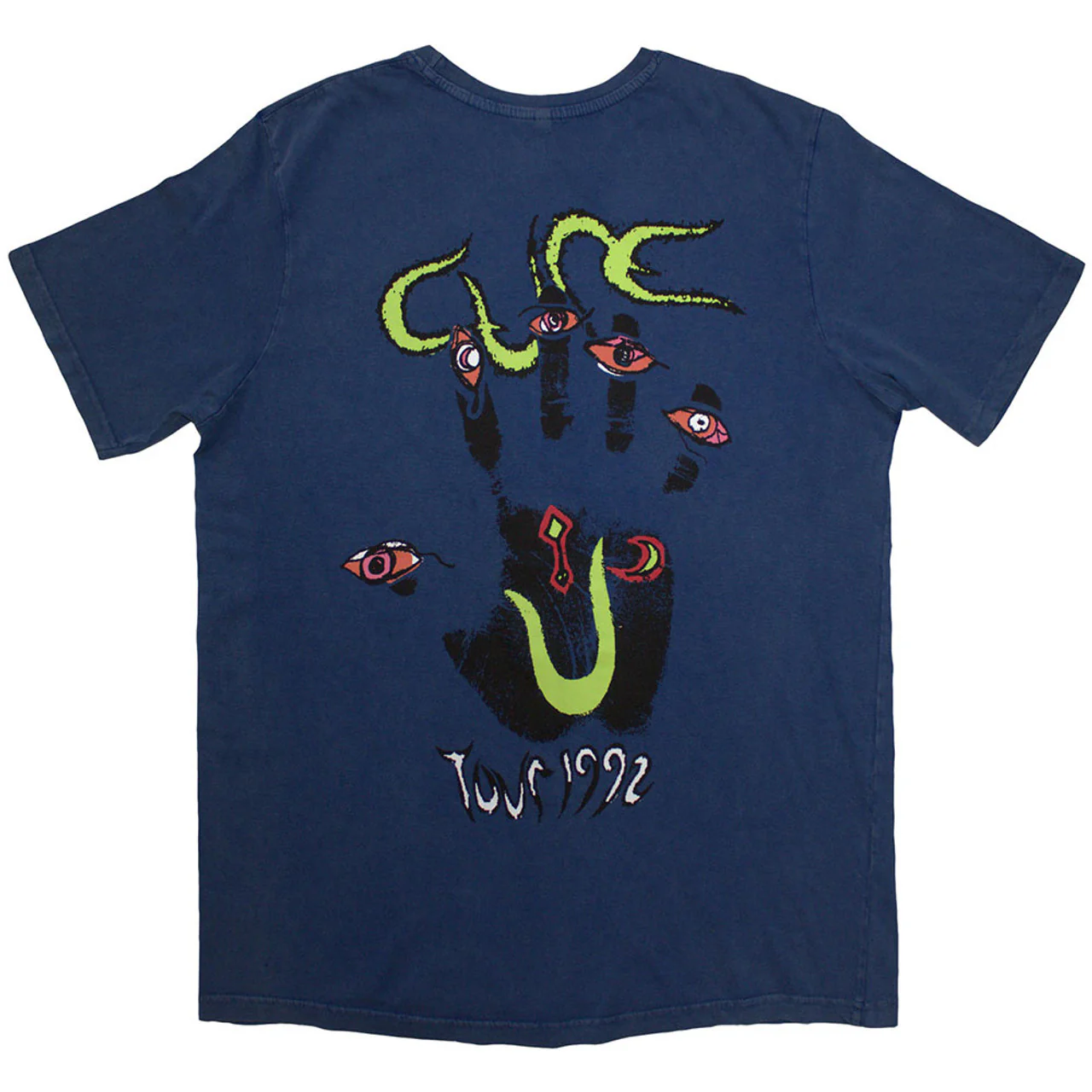 The Cure Wish Tour '92 Stone Wash Denim Blue XX-Large T-Shirt - Image 2