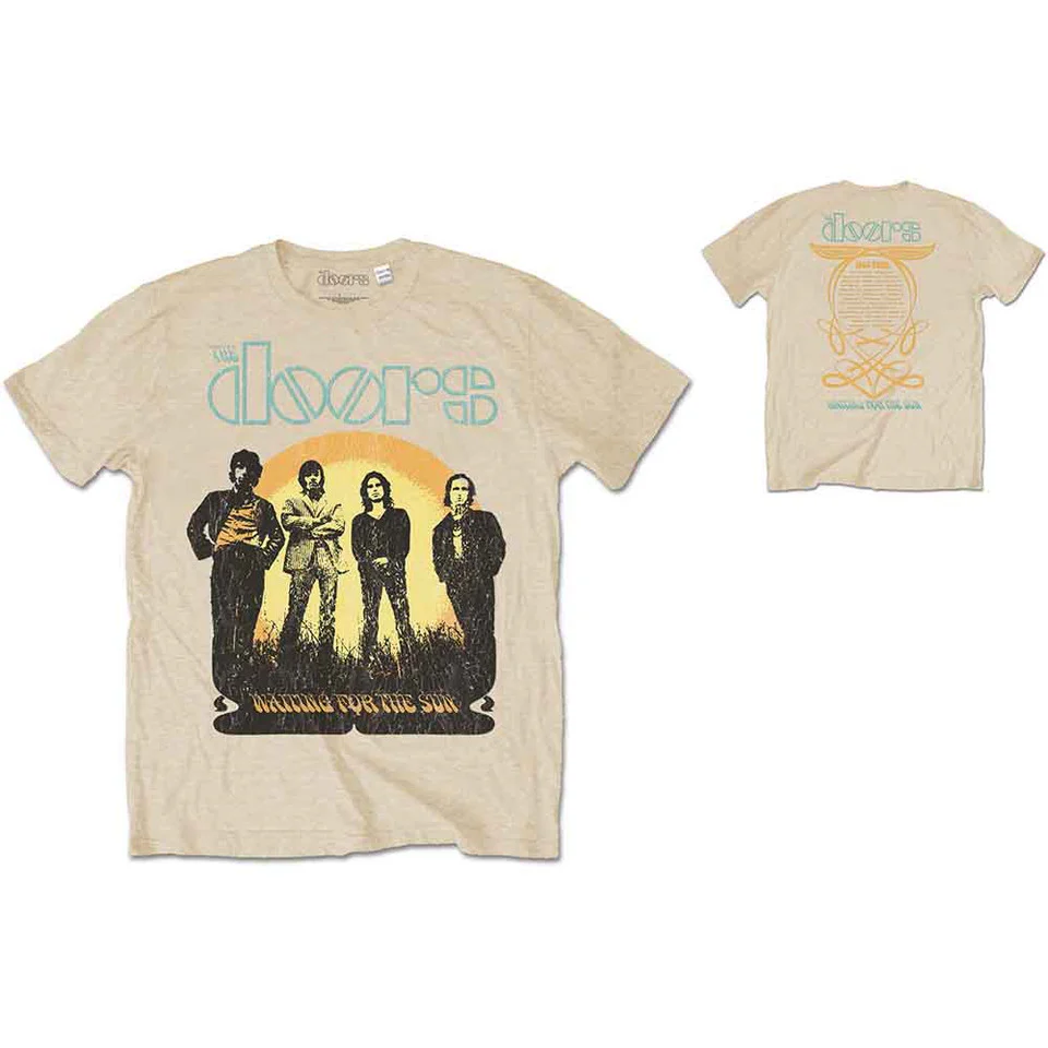 The Doors 1968 Tour Sand Large T-Shirt - Image 3