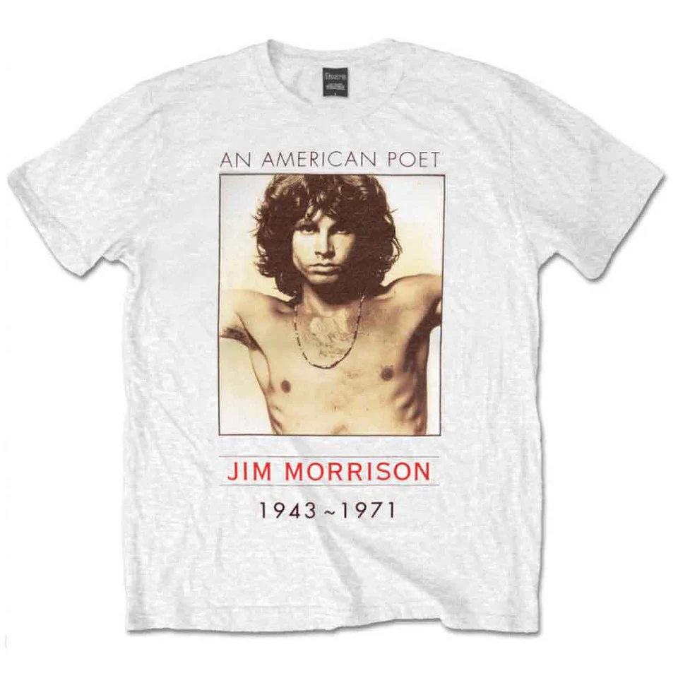 The Doors American Poet White Large T-Shirt