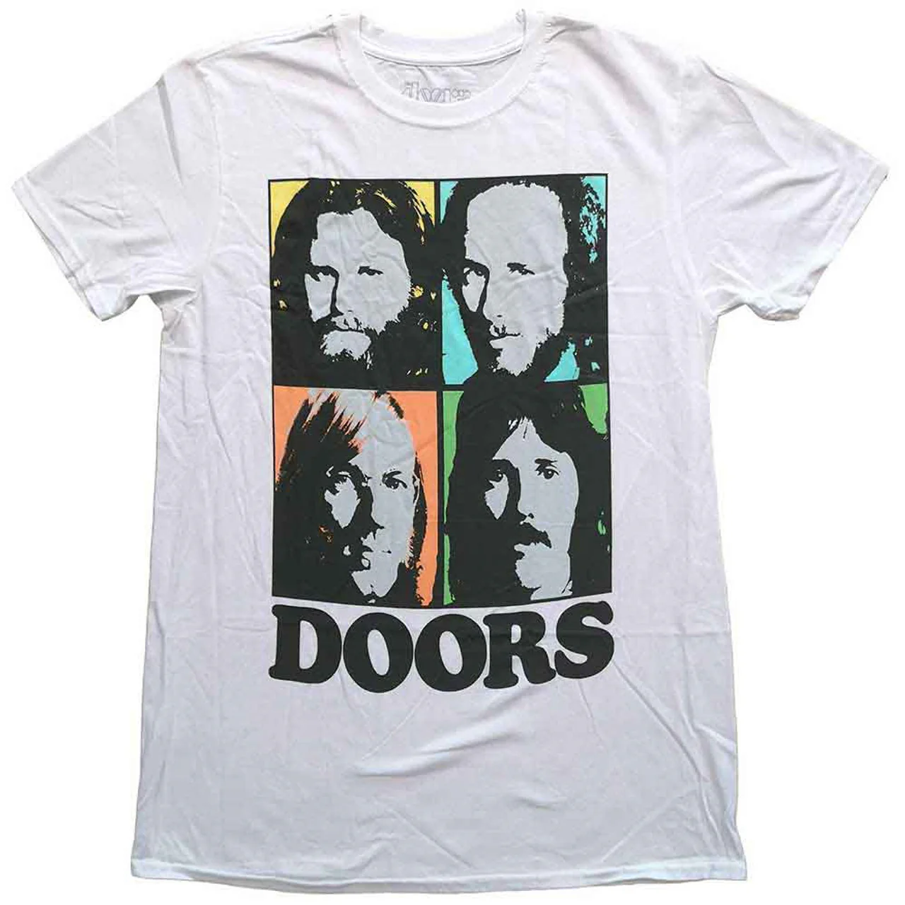 The Doors Colour Box White Large T-Shirt
