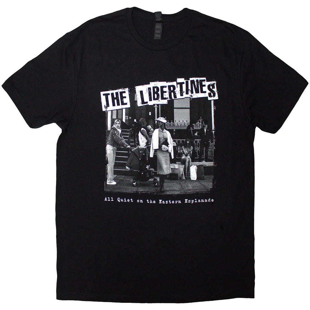 The Libertines All Quiet On The ... Album Black & White X-Large T-Shirt