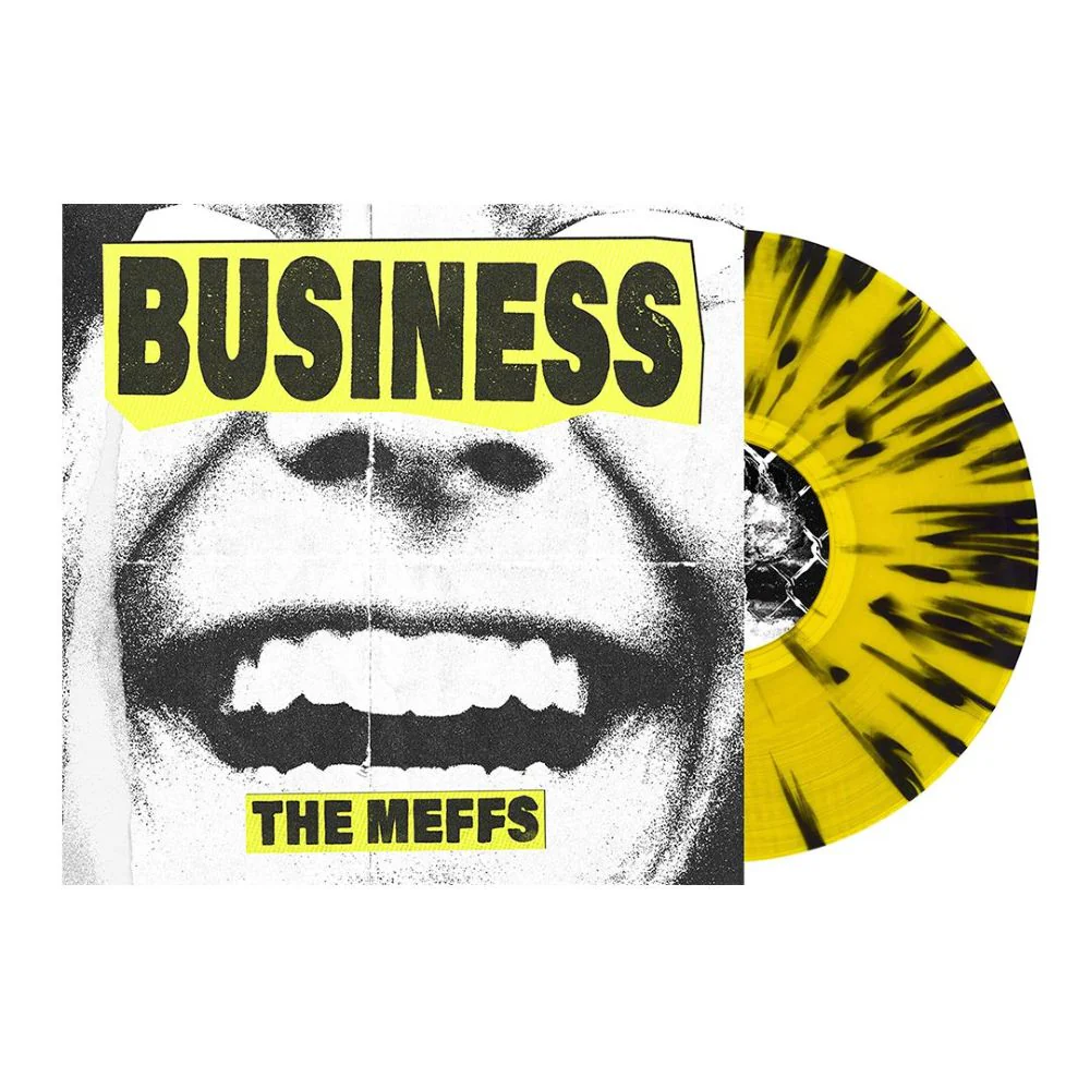 The Meffs Business Vinyl LP Indies Yellow & Black Splatter Colour Due Out 11/09/26