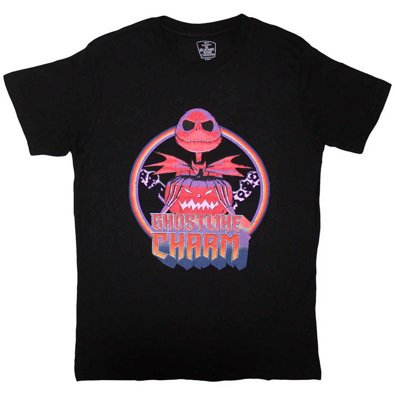 The Nightmare Before Christmas Ghostlike Charm Black X-Large T-Shirt