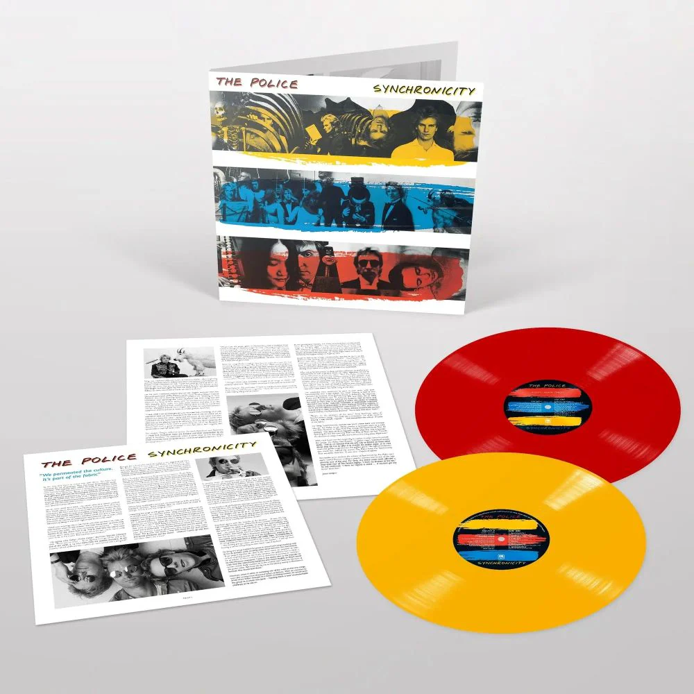 The Police Synchronicity Vinyl LP Red & Yellow Colour 2024 - Image 2