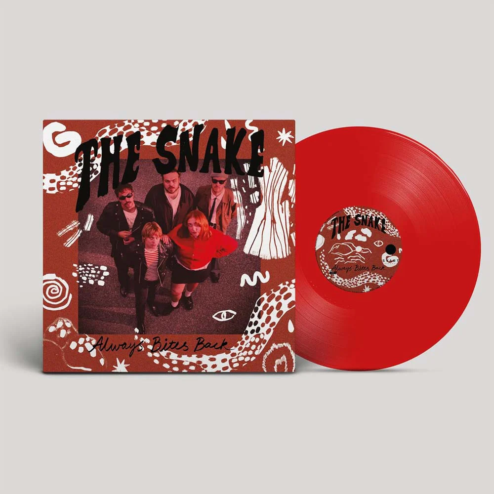 The Snake Always Bites Back Vinyl LP Transparent Red Colour 2025