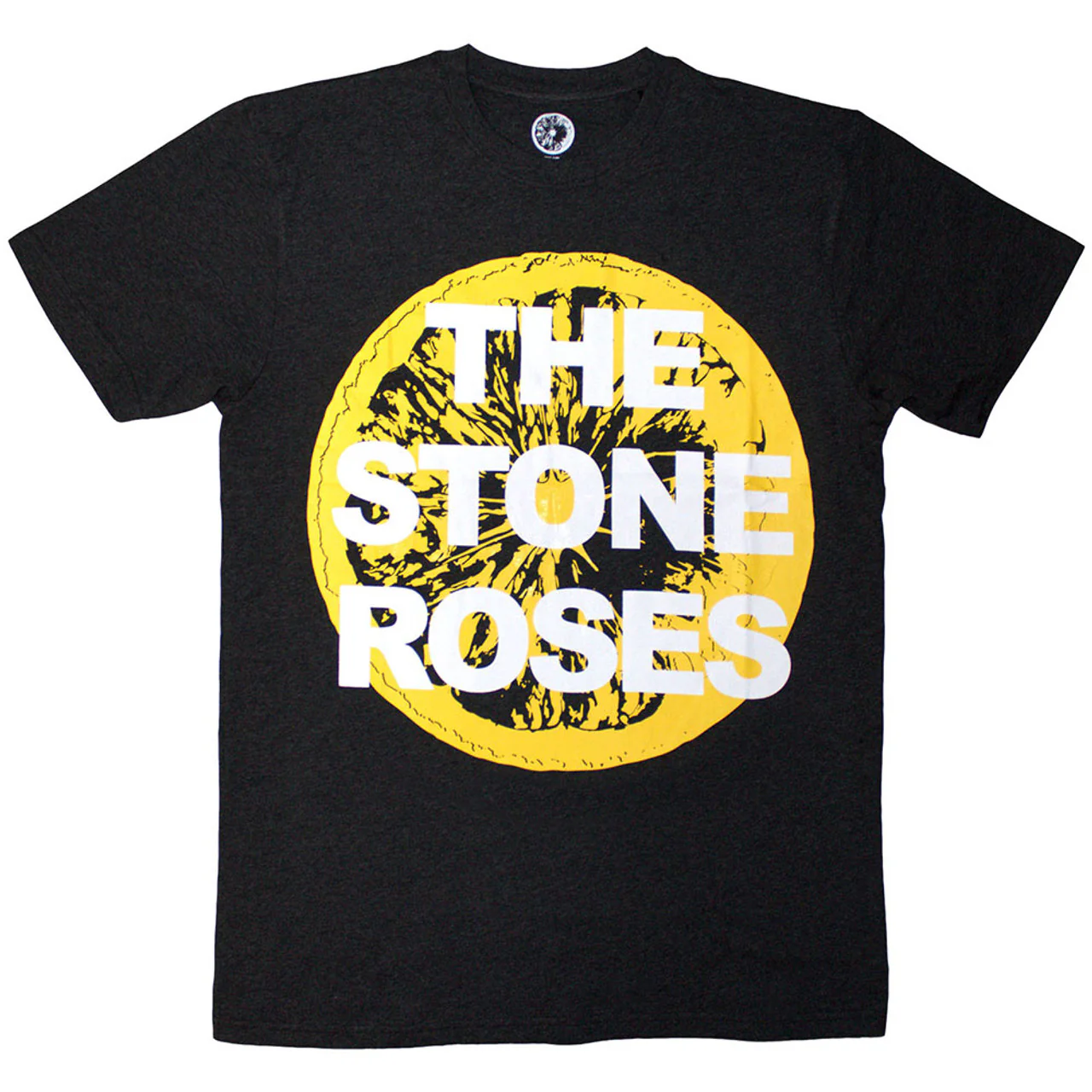 The Stone Roses Large Lemon Charcoal Grey Large T-Shirt