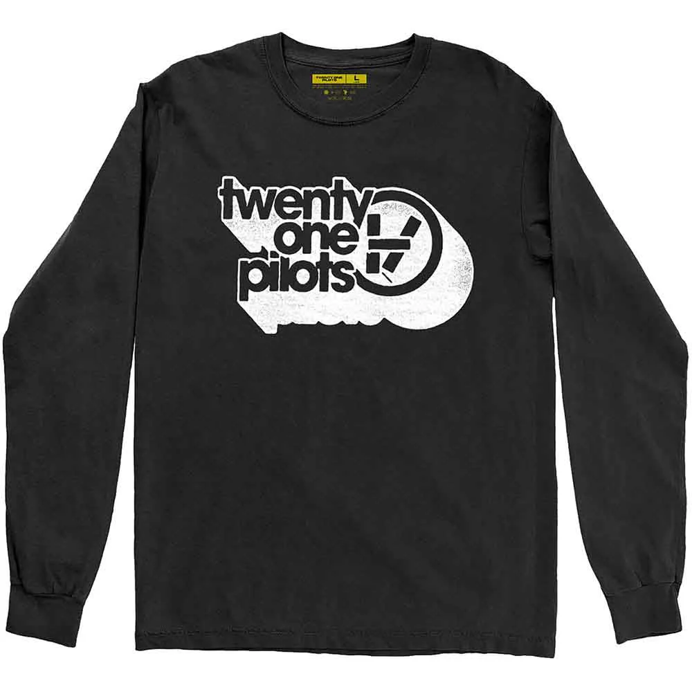 Twenty One Pilots Vessel Vintage Black Long Sleeve X-Large T-Shirt