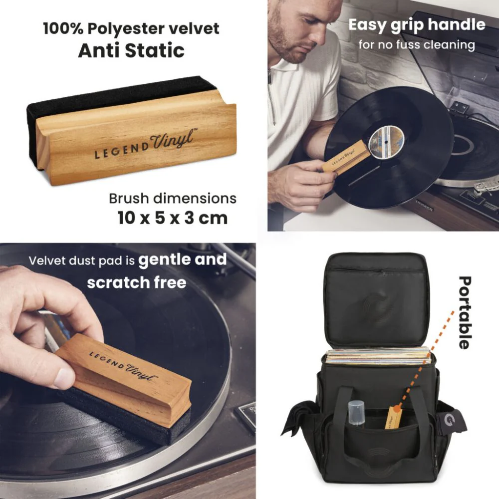 Velvet Vinyl Dust Brush By Legend Vinyl - Image 4