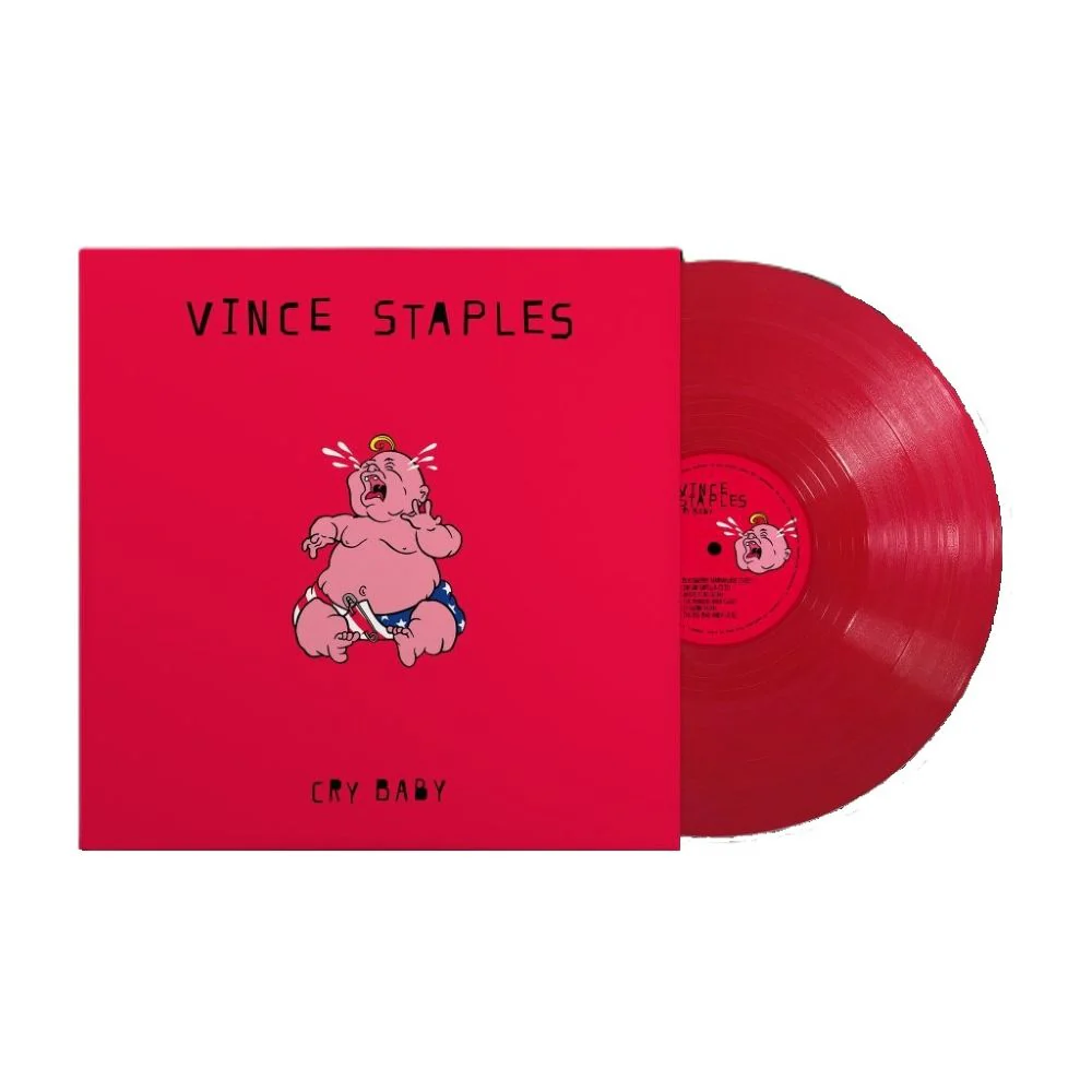 Vince Staples Cry Baby Vinyl LP Opaque Apple Red Colour Due Out 05/06/26