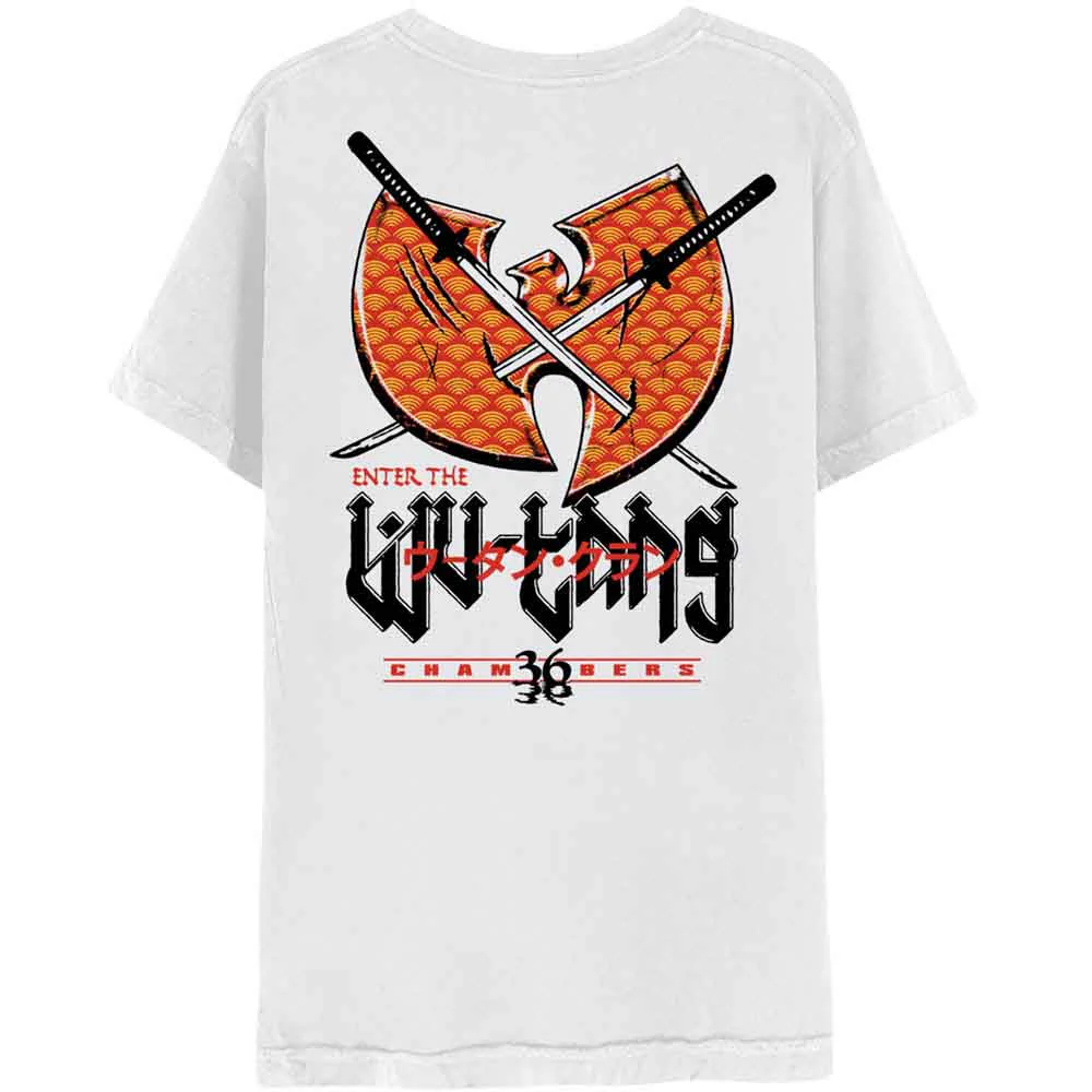 Wu-Tang Clan Swords White Large T-Shirt - Image 2