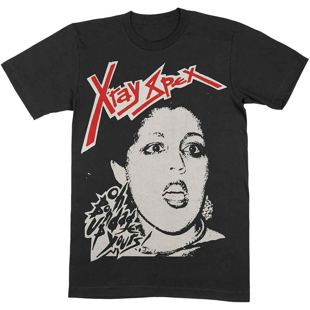 X-Ray Spex Oh Bondage Black X-Large T-Shirt
