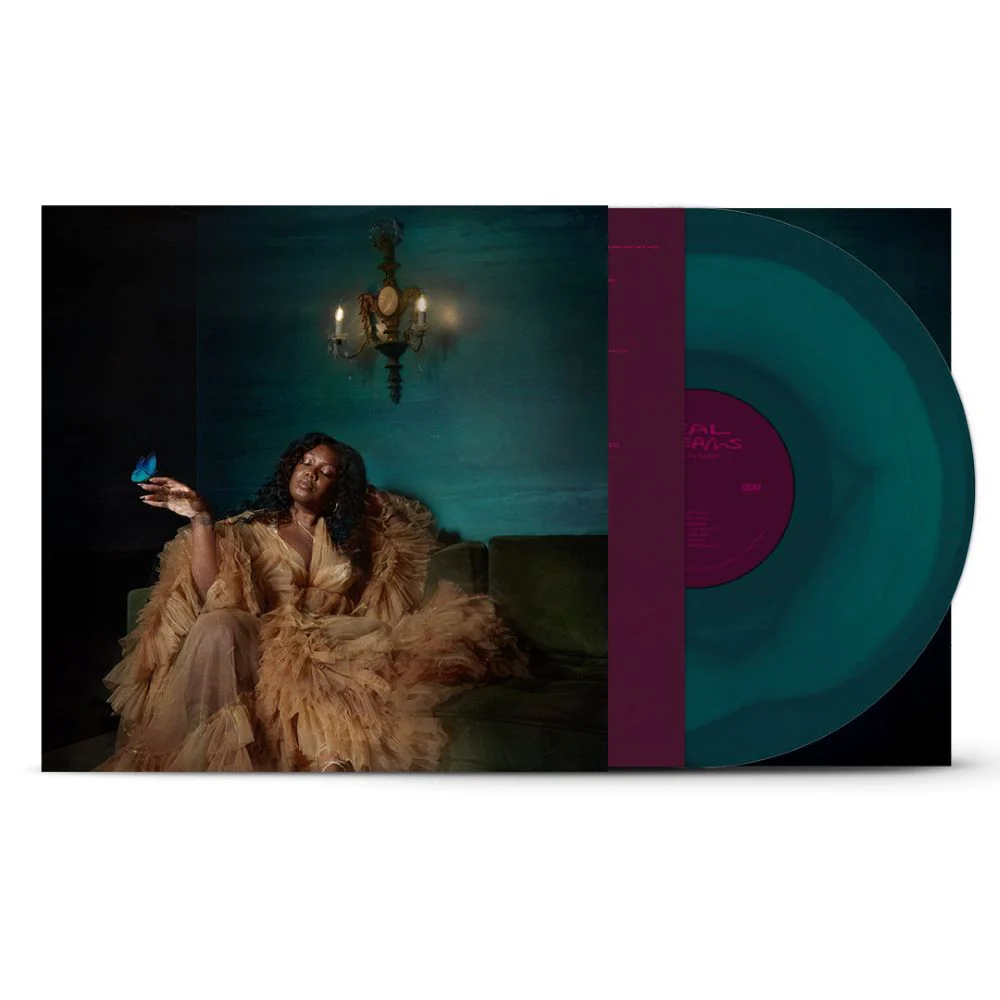 Yazmin Lacey Teal Dreams Vinyl LP Teal Ripple Colour 2025 - Image 2